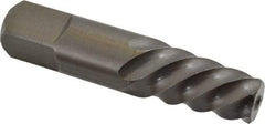 Cleveland - Spiral Flute Screw Extractor - #8 Extractor for 1-3/8 to 1-3/4" Screw, 4-3/8" OAL - Best Tool & Supply