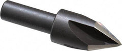 Cleveland - 5/8" Head Diam, 3/8" Shank Diam, 4 Flute 60° High Speed Steel Countersink - Oxide Finish, 2-3/32" OAL, Single End, Straight Shank, Right Hand Cut - Best Tool & Supply