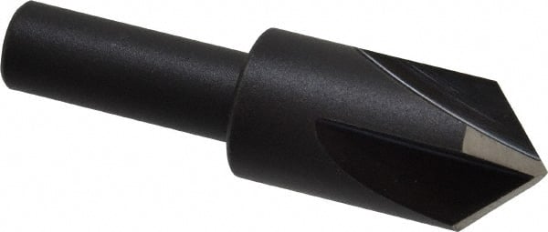 Cleveland - 5/8" Head Diam, 3/8" Shank Diam, 4 Flute 90° High Speed Steel Countersink - Best Tool & Supply