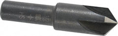 Cleveland - 1/2" Head Diam, 3/8" Shank Diam, 4 Flute 100° High Speed Steel Countersink - Oxide Finish, 1-27/32" OAL, Single End, Straight Shank, Right Hand Cut - Best Tool & Supply