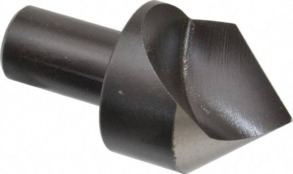 Cleveland - 1-1/2" Head Diam, 3/4" Shank Diam, 1 Flute 82° High Speed Steel Countersink - Oxide Finish, 2-7/8" OAL, Single End, Straight Shank, Right Hand Cut - Best Tool & Supply