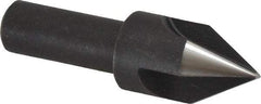 Cleveland - 3/4" Head Diam, 1/2" Shank Diam, 3 Flute 60° High Speed Steel Countersink - Oxide Finish, 2-5/8" OAL, Single End, Straight Shank, Right Hand Cut - Best Tool & Supply