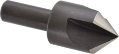 Cleveland - 1" Head Diam, 1/2" Shank Diam, 3 Flute 90° High Speed Steel Countersink - Oxide Finish, 2-3/4" OAL, Single End, Straight Shank, Right Hand Cut - Best Tool & Supply