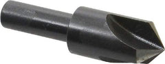 Cleveland - 5/8" Head Diam, 3/8" Shank Diam, 3 Flute 100° High Speed Steel Countersink - Oxide Finish, 2-1/4" OAL, Single End, Straight Shank, Right Hand Cut - Best Tool & Supply