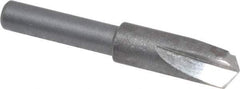 Cleveland - 1/4" Head Diam, 3/16" Shank Diam, 3 Flute 120° High Speed Steel Countersink - Oxide Finish, 1-7/16" OAL, Single End, Straight Shank, Right Hand Cut - Best Tool & Supply