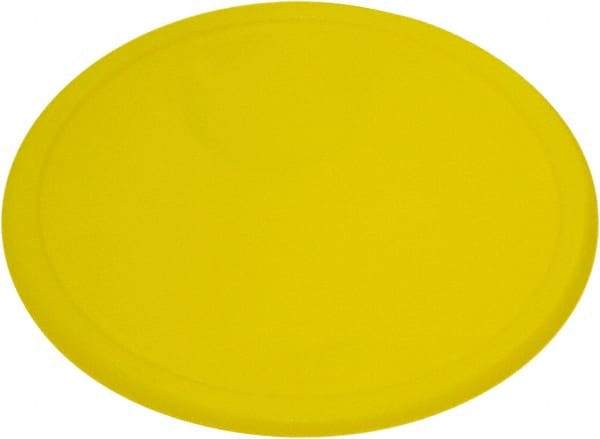 Rubbermaid - 8.8" Wide, Round Polyethylene Lid - Use with FG572000, FG572100, FG572124 - Best Tool & Supply