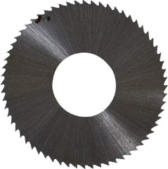 Controx - 1" Diam x 0.0156" Blade Thickness x 3/8" Arbor Hole Diam, 64 Tooth Slitting and Slotting Saw - Arbor Connection, Right Hand, Uncoated, High Speed Steel, Concave Ground - Best Tool & Supply