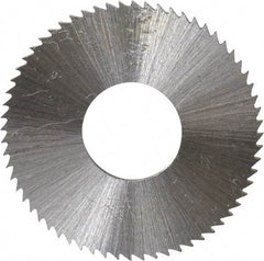 Controx - 1" Diam x 0.04" Blade Thickness x 3/8" Arbor Hole Diam, 64 Tooth Slitting and Slotting Saw - Arbor Connection, Right Hand, Uncoated, Cobalt, Concave Ground, Contains Keyway - Best Tool & Supply