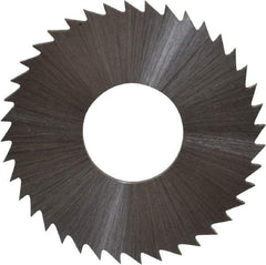 Controx - 1" Diam x 0.0469" Blade Thickness x 3/8" Arbor Hole Diam, 40 Tooth Slitting and Slotting Saw - Arbor Connection, Right Hand, Uncoated, Cobalt, Concave Ground, Contains Keyway - Best Tool & Supply