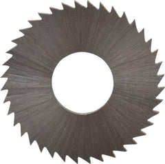 Controx - 1" Diam x 1/16" Blade Thickness x 3/8" Arbor Hole Diam, 40 Tooth Slitting and Slotting Saw - Arbor Connection, Right Hand, Uncoated, Cobalt, Concave Ground, Contains Keyway - Best Tool & Supply