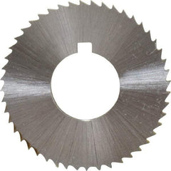 Controx - 1-1/4" Diam x 0.0938" Blade Thickness x 1/2" Arbor Hole Diam, 48 Tooth Slitting and Slotting Saw - Arbor Connection, Right Hand, Uncoated, Cobalt, Concave Ground, Contains Keyway - Best Tool & Supply