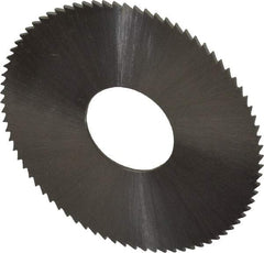 Controx - 1-1/2" Diam x 0.025" Blade Thickness x 1/2" Arbor Hole Diam, 80 Tooth Slitting & Slotting Saw - Arbor Connection, Right Hand, Uncoated, M2 High Speed Steel, Concave Ground - Best Tool & Supply