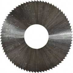 Controx - 1-1/2" Diam x 0.0313" Blade Thickness x 1/2" Arbor Hole Diam, 80 Tooth Slitting & Slotting Saw - Arbor Connection, Right Hand, Uncoated, M2 High Speed Steel, Concave Ground - Best Tool & Supply