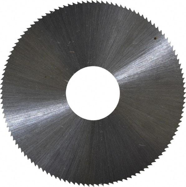 Controx - 1-3/4" Diam x 0.0156" Blade Thickness x 1/2" Arbor Hole Diam, 120 Tooth Slitting and Slotting Saw - Arbor Connection, Right Hand, Uncoated, Cobalt, Concave Ground - Best Tool & Supply