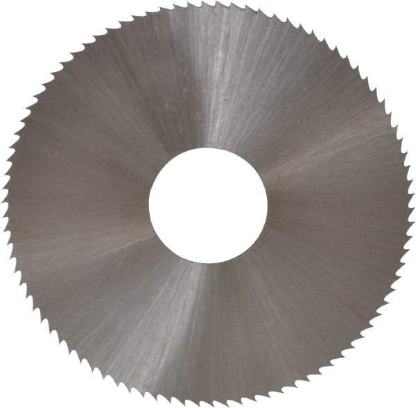 Controx - 1-3/4" Diam x 0.018" Blade Thickness x 1/2" Arbor Hole Diam, 90 Tooth Slitting and Slotting Saw - Arbor Connection, Right Hand, Uncoated, High Speed Steel, Concave Ground - Best Tool & Supply