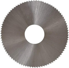 Controx - 1-3/4" Diam x 0.018" Blade Thickness x 1/2" Arbor Hole Diam, 90 Tooth Slitting and Slotting Saw - Arbor Connection, Right Hand, Uncoated, High Speed Steel, Concave Ground - Best Tool & Supply