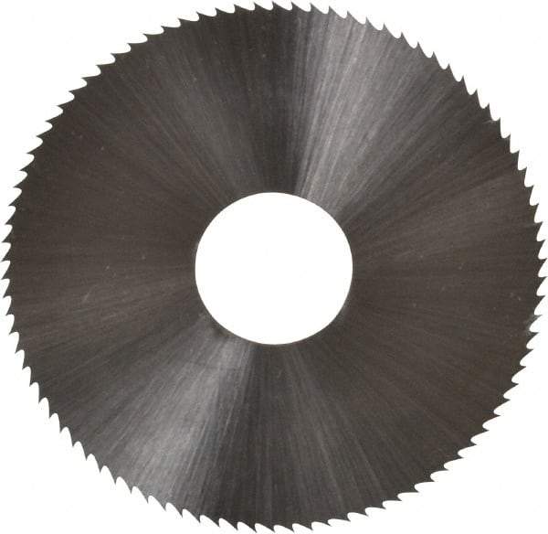 Controx - 1-3/4" Diam x 0.025" Blade Thickness x 1/2" Arbor Hole Diam, 90 Tooth Slitting & Slotting Saw - Arbor Connection, Right Hand, Uncoated, M2 High Speed Steel, Concave Ground - Best Tool & Supply