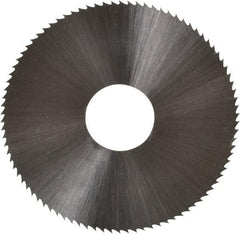 Controx - 1-3/4" Diam x 0.025" Blade Thickness x 1/2" Arbor Hole Diam, 90 Tooth Slitting & Slotting Saw - Arbor Connection, Right Hand, Uncoated, M2 High Speed Steel, Concave Ground - Best Tool & Supply