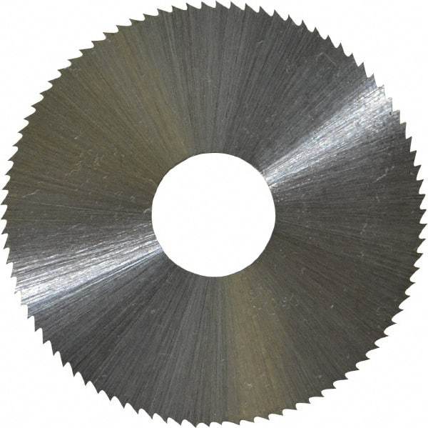 Controx - 1-3/4" Diam x 0.0313" Blade Thickness x 1/2" Arbor Hole Diam, 90 Tooth Slitting & Slotting Saw - Arbor Connection, Right Hand, Uncoated, M2 High Speed Steel, Concave Ground - Best Tool & Supply