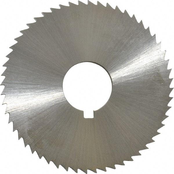 Controx - 1-3/4" Diam x 0.0781" Blade Thickness x 1/2" Arbor Hole Diam, 56 Tooth Slitting and Slotting Saw - Arbor Connection, Right Hand, Uncoated, Cobalt, Concave Ground, Contains Keyway - Best Tool & Supply