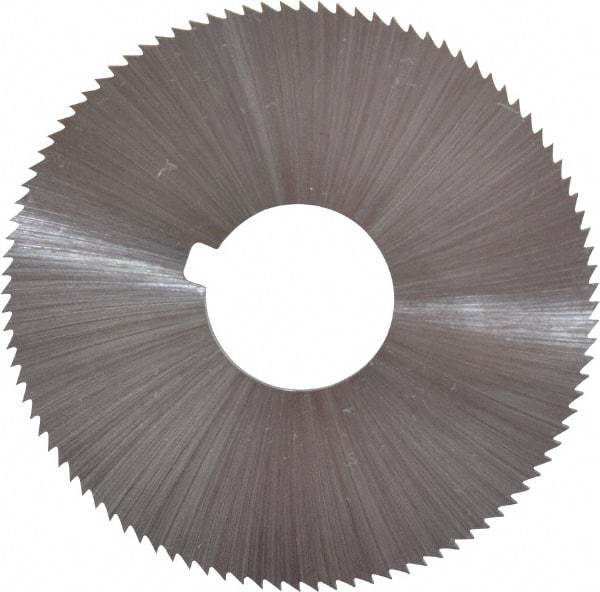 Controx - 1-3/4" Diam x 0.0938" Blade Thickness x 1/2" Arbor Hole Diam, 56 Tooth Slitting and Slotting Saw - Arbor Connection, Right Hand, Uncoated, Cobalt, Concave Ground, Contains Keyway - Best Tool & Supply