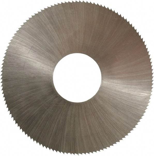 Controx - 2" Diam x 0.014" Blade Thickness x 5/8" Arbor Hole Diam, 132 Tooth Slitting and Slotting Saw - Arbor Connection, Right Hand, Uncoated, High Speed Steel, Concave Ground - Best Tool & Supply