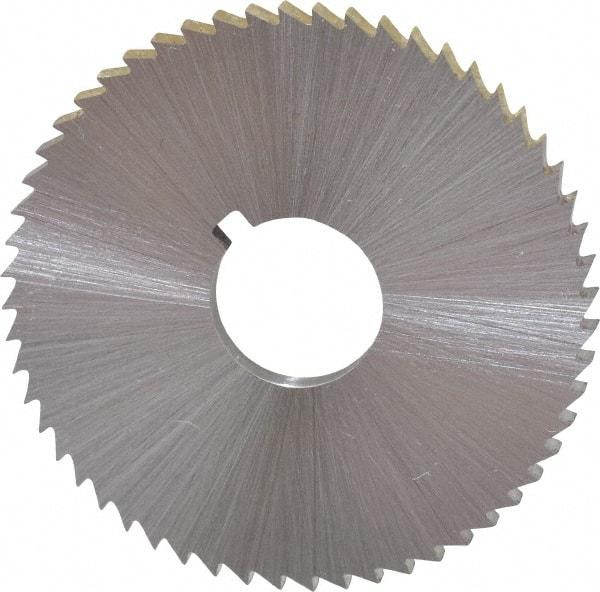 Controx - 2" Diam x 0.0156" Blade Thickness x 5/8" Arbor Hole Diam, 132 Tooth Slitting and Slotting Saw - Arbor Connection, Right Hand, Uncoated, High Speed Steel, Concave Ground - Best Tool & Supply