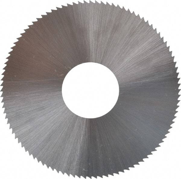 Controx - 2" Diam x 0.018" Blade Thickness x 5/8" Arbor Hole Diam, 100 Tooth Slitting and Slotting Saw - Arbor Connection, Right Hand, Uncoated, High Speed Steel, Concave Ground - Best Tool & Supply