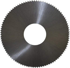 Controx - 2" Diam x 0.02" Blade Thickness x 5/8" Arbor Hole Diam, 100 Tooth Slitting and Slotting Saw - Arbor Connection, Right Hand, Uncoated, High Speed Steel, Concave Ground - Best Tool & Supply