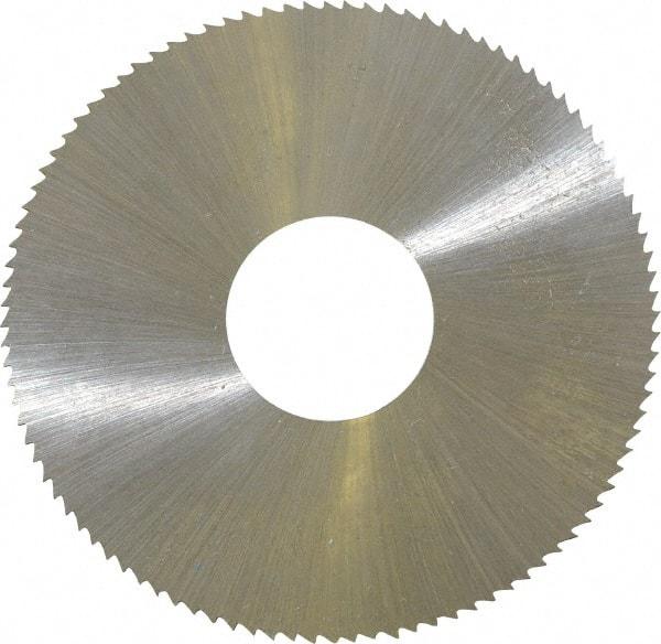 Controx - 2" Diam x 0.025" Blade Thickness x 5/8" Arbor Hole Diam, 100 Tooth Slitting & Slotting Saw - Arbor Connection, Right Hand, Uncoated, M2 High Speed Steel, Concave Ground - Best Tool & Supply