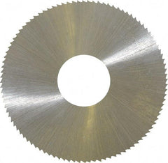 Controx - 2" Diam x 0.025" Blade Thickness x 5/8" Arbor Hole Diam, 100 Tooth Slitting & Slotting Saw - Arbor Connection, Right Hand, Uncoated, M2 High Speed Steel, Concave Ground - Best Tool & Supply