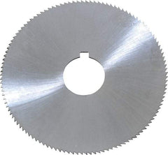 Controx - 2-1/2" Diam x 0.04" Blade Thickness x 5/8" Arbor Hole Diam, 120 Tooth Slitting and Slotting Saw - Arbor Connection, Right Hand, Uncoated, Cobalt, Concave Ground, Contains Keyway - Best Tool & Supply