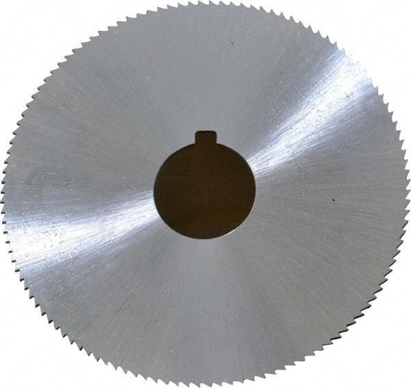 Controx - 2-1/2" Diam x 0.0469" Blade Thickness x 5/8" Arbor Hole Diam, 120 Tooth Slitting and Slotting Saw - Arbor Connection, Right Hand, Uncoated, Cobalt, Concave Ground, Contains Keyway - Best Tool & Supply