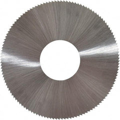 Controx - 3" Diam x 0.02" Blade Thickness x 1" Arbor Hole Diam, 160 Tooth Slitting and Slotting Saw - Arbor Connection, Right Hand, Uncoated, High Speed Steel, Concave Ground - Best Tool & Supply