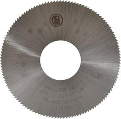 Controx - 3" Diam x 0.0313" Blade Thickness x 1" Arbor Hole Diam, 128 Tooth Slitting & Slotting Saw - Arbor Connection, Right Hand, Uncoated, M2 High Speed Steel, Concave Ground - Best Tool & Supply