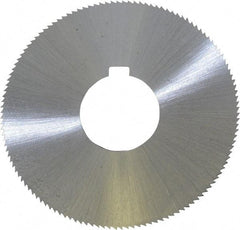 Controx - 3" Diam x 0.0469" Blade Thickness x 1" Arbor Hole Diam, 128 Tooth Slitting and Slotting Saw - Arbor Connection, Right Hand, Uncoated, Cobalt, Concave Ground, Contains Keyway - Best Tool & Supply