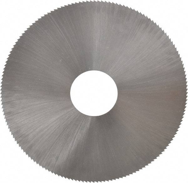 Controx - 4" Diam x 0.02" Blade Thickness x 1" Arbor Hole Diam, 160 Tooth Slitting and Slotting Saw - Arbor Connection, Right Hand, Uncoated, Cobalt, Concave Ground - Best Tool & Supply