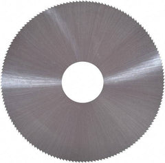 Controx - 4" Diam x 0.0938" Blade Thickness x 1" Arbor Hole Diam, 80 Tooth Slitting and Slotting Saw - Arbor Connection, Right Hand, Uncoated, Cobalt, Concave Ground, Contains Keyway - Best Tool & Supply