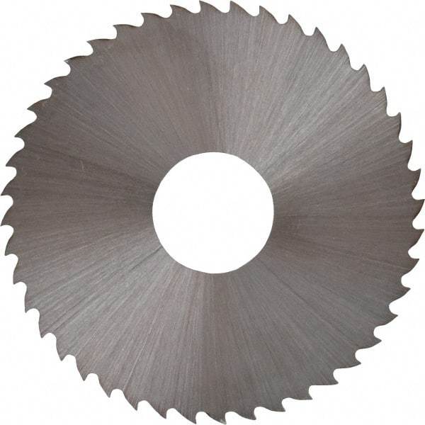 Controx - 1-3/4" Diam x 0.02" Blade Thickness x 1/2" Arbor Hole Diam, 44 Tooth Slitting and Slotting Saw - Arbor Connection, Right Hand, Uncoated, High Speed Steel, 15° Rake, Concave Ground - Best Tool & Supply