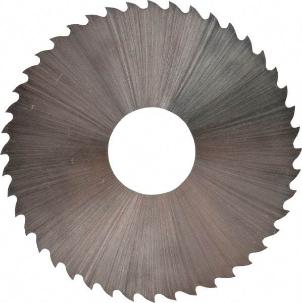 Controx - 1-3/4" Diam x 0.0313" Blade Thickness x 1/2" Arbor Hole Diam, 44 Tooth Slitting & Slotting Saw - Arbor Connection, Right Hand, Uncoated, M2 High Speed Steel, 15° Rake, Concave Ground - Best Tool & Supply