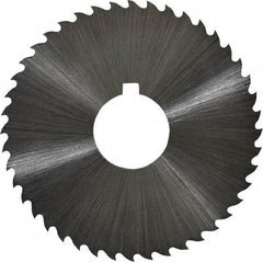 Controx - 1-3/4" Diam x 0.04" Blade Thickness x 1/2" Arbor Hole Diam, 44 Tooth Slitting and Slotting Saw - Arbor Connection, Right Hand, Uncoated, Cobalt, 15° Rake, Concave Ground, Contains Keyway - Best Tool & Supply