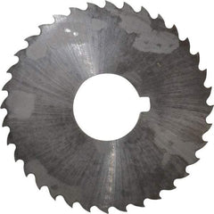 Controx - 2" Diam x 0.0469" Blade Thickness x 5/8" Arbor Hole Diam, 36 Tooth Slitting and Slotting Saw - Arbor Connection, Right Hand, Uncoated, Cobalt, 15° Rake, Concave Ground, Contains Keyway - Best Tool & Supply