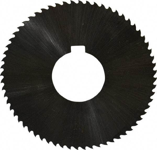 Controx - 3" Diam x 0.0313" Blade Thickness x 1" Arbor Hole Diam, 64 Tooth Slitting & Slotting Saw - Arbor Connection, Right Hand, Uncoated, M2 High Speed Steel, 15° Rake, Concave Ground - Best Tool & Supply