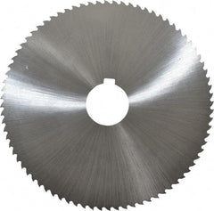 Controx - 5" Diam x 0.0313" Blade Thickness x 1" Arbor Hole Diam, 80 Tooth Slitting and Slotting Saw - Arbor Connection, Right Hand, Uncoated, Cobalt, 15° Rake, Concave Ground - Best Tool & Supply