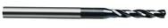 1mm Dia-Carbide Micro 4XD Drill-140° Point-Bright - Best Tool & Supply