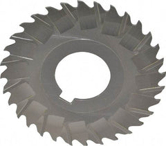 Controx - 3" Blade Diam x 1/16" Blade Thickness, 1" Hole, 32 Teeth, Cobalt Side Chip Saw - Staggered Tooth, Arbor Connection, Right Hand Cut, Uncoated, with Keyway - Best Tool & Supply