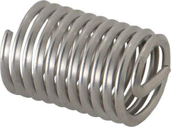 Heli-Coil - 1/2-13 UNC, 1" OAL, Free Running Helical Insert - 14-1/8 Free Coils, Tanged, Stainless Steel, 2D Insert Length - Best Tool & Supply