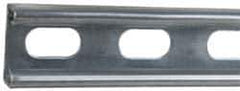 Cooper B-Line - 10' Long x 1-5/8" Wide x 13/16" High, 14 Gauge, Strip Steel, Half Slot Framing Channel & Strut - 0.075" Thick, Pre-Galvanized - Best Tool & Supply