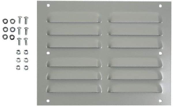 Cooper B-Line - Electrical Enclosure Steel Louver Plate Kit - For Use with Cooper B-Line Enclosures - Best Tool & Supply