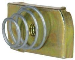 Cooper B-Line - 1/4-20" Rod, Zinc Dichromate Steel Spring Strut Nut - 450 Lb Capacity, 1/4-20" Bolt - Best Tool & Supply